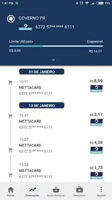 MettaCard android App screenshot 1